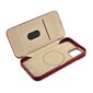 iCarer Leather iPhone 14 Flip Magnetic MagSafe Red (AKI14220705-RD) hinta ja tiedot | Puhelimen kuoret ja kotelot | hobbyhall.fi