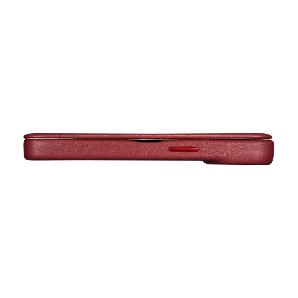 iCarer Leather iPhone 14 Flip Magnetic MagSafe Red (WMI14220713-RD) hinta ja tiedot | Puhelimen kuoret ja kotelot | hobbyhall.fi