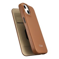 iCarer Leather iPhone 14 Plus Flip Magnetic MagSafe Brown (WMI14220715-BN) hinta ja tiedot | Puhelimen kuoret ja kotelot | hobbyhall.fi