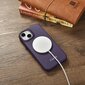 iCarer Leather iPhone 14 Plus Flip Magnetic MagSafe Leather Dark Purple (WMI14220715-DP) hinta ja tiedot | Puhelimen kuoret ja kotelot | hobbyhall.fi