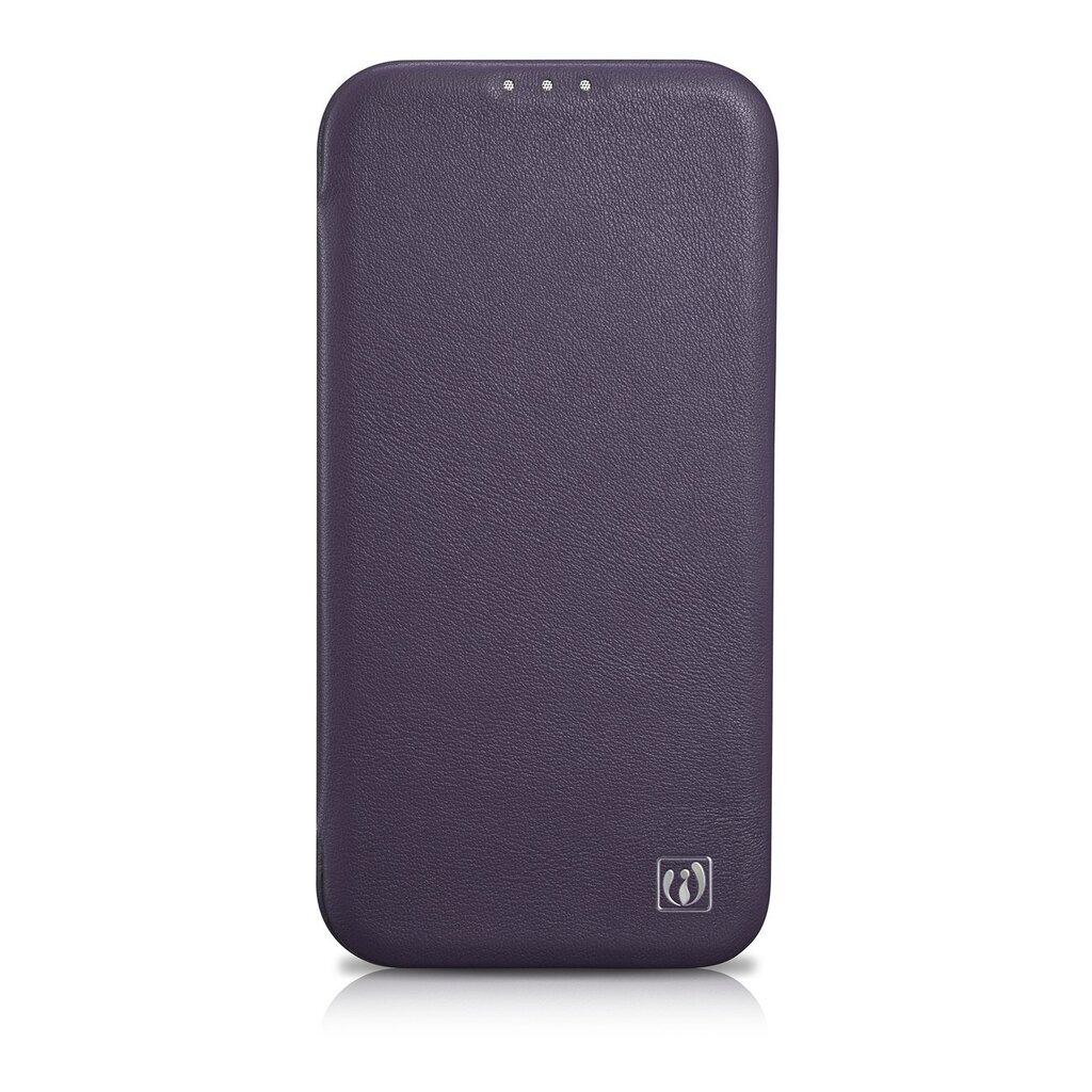 iCarer Leather iPhone 14 Plus Flip Magnetic MagSafe Leather Dark Purple (WMI14220715-DP) hinta ja tiedot | Puhelimen kuoret ja kotelot | hobbyhall.fi