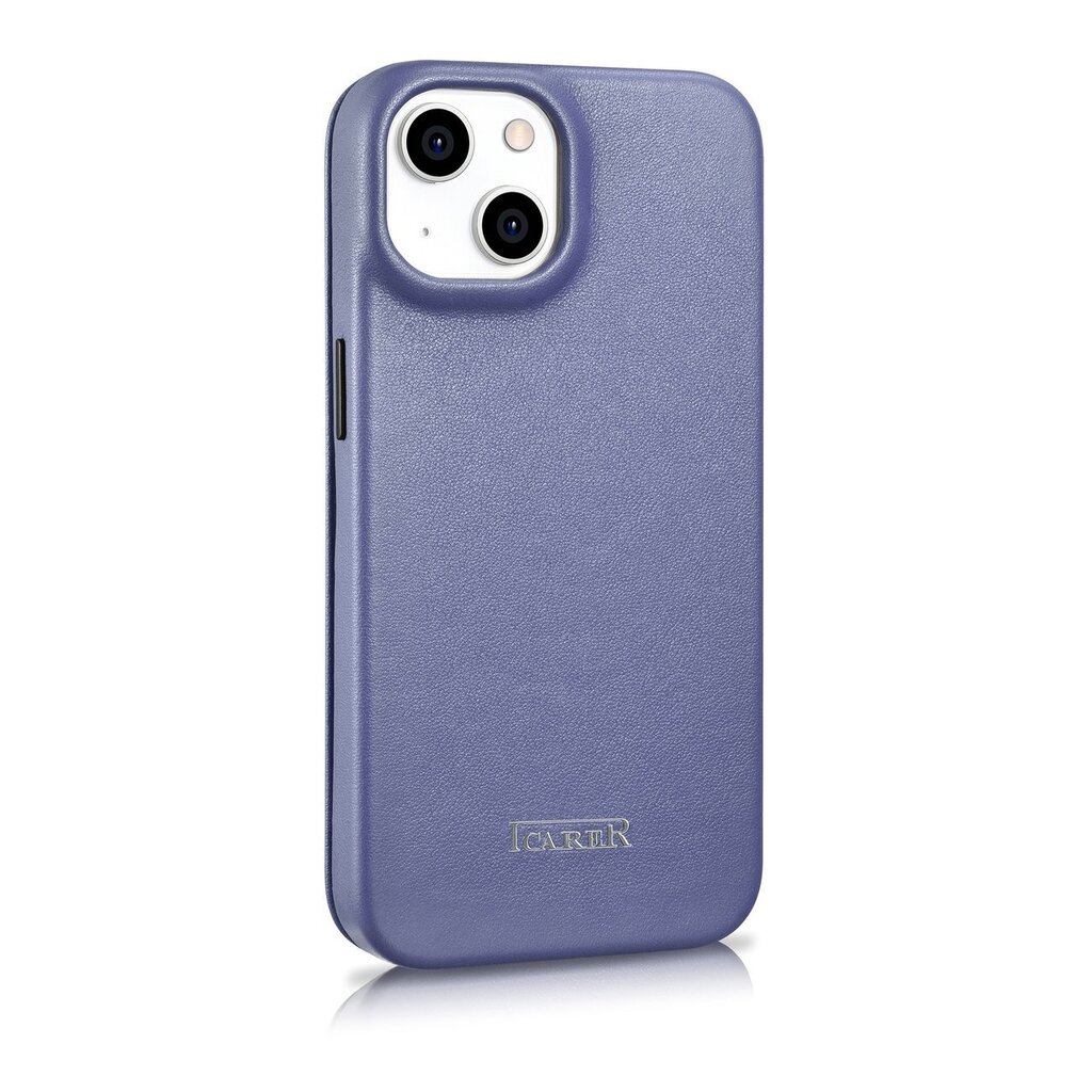 iCarer Leather iPhone 14 Plus Flip Magnetic MagSafe Light Purple (WMI14220715-LP) hinta ja tiedot | Puhelimen kuoret ja kotelot | hobbyhall.fi