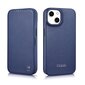 iCarer Leather iPhone 14 Plus Flip Magnetic MagSafe Blue (WMI14220715-BU) hinta ja tiedot | Puhelimen kuoret ja kotelot | hobbyhall.fi