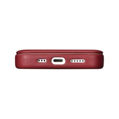 iCarer Leather iPhone 14 Pro Max Flip Magnetic MagSafe Red (WMI14220716-RD) hinta ja tiedot | Puhelimen kuoret ja kotelot | hobbyhall.fi