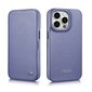 iCarer Leather iPhone 14 Pro Max Flip Magnetic MagSafe Light Purple (WMI14220716-LP) hinta ja tiedot | Puhelimen kuoret ja kotelot | hobbyhall.fi