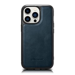 iCarer Leather iPhone 14 Pro (MagSafe compatible) blue (WMI14220718-BU) hinta ja tiedot | Puhelimen kuoret ja kotelot | hobbyhall.fi
