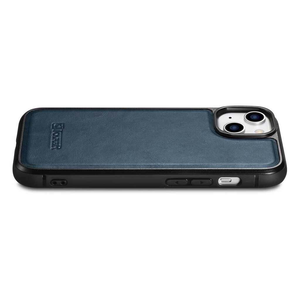 iCarer Leather iPhone 14 Plus (MagSafe compatible) blue (WMI14220719-BU) hinta ja tiedot | Puhelimen kuoret ja kotelot | hobbyhall.fi