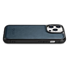 iCarer Leather iPhone 14 Pro Max (MagSafe Compatible) blue (WMI14220720-BU) hinta ja tiedot | Puhelimen kuoret ja kotelot | hobbyhall.fi
