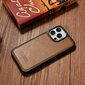 iCarer Leather iPhone 14 Pro Max (MagSafe compatible) brown (WMI14220720-TN) hinta ja tiedot | Puhelimen kuoret ja kotelot | hobbyhall.fi