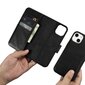 iCarer 2in1 iPhone 14 Plus Leather Flip Anti-RFID black (WMI14220723-BK) hinta ja tiedot | Puhelimen kuoret ja kotelot | hobbyhall.fi