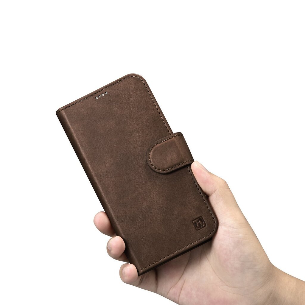 iCarer 2in1 iPhone 14 Plus Leather Flip Anti-RFID brown (WMI14220723-BN) hinta ja tiedot | Puhelimen kuoret ja kotelot | hobbyhall.fi