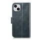iCarer 2in1 iPhone 14 Plus Leather Flip Anti-RFID blue (WMI14220723-BU) hinta ja tiedot | Puhelimen kuoret ja kotelot | hobbyhall.fi