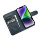 iCarer 2in1 iPhone 14 Plus Leather Flip Anti-RFID blue (WMI14220723-BU) hinta ja tiedot | Puhelimen kuoret ja kotelot | hobbyhall.fi