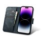 iCarer 2in1 iPhone 14 Pro Max Leather Flip Anti-RFID Blue (WMI14220724-BU) hinta ja tiedot | Puhelimen kuoret ja kotelot | hobbyhall.fi