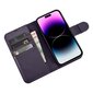 iCarer 2in1 iPhone 14 Pro FlipAnti-RFID dark purple (WMI14220726-DP) hinta ja tiedot | Puhelimen kuoret ja kotelot | hobbyhall.fi