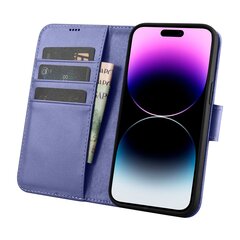iCarer 2in1 iPhone 14 Pro FlipAnti-RFID Light Violet (WMI14220726-LP) hinta ja tiedot | Puhelimen kuoret ja kotelot | hobbyhall.fi