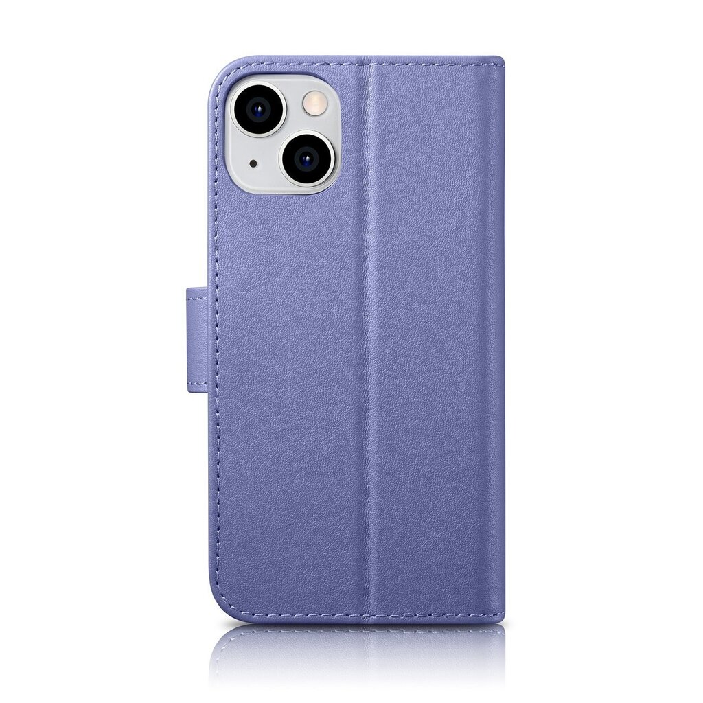 iCarer 2in1 iPhone 14 Plus FlipAnti-RFID Light Violet (WMI14220727-LP) hinta ja tiedot | Puhelimen kuoret ja kotelot | hobbyhall.fi