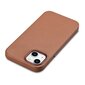 iCarer Leather iPhone 14 Plus brown (MagSafe compatible) hinta ja tiedot | Puhelimen kuoret ja kotelot | hobbyhall.fi