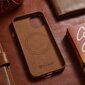 iCarer Leather iPhone 14 Plus brown (MagSafe compatible) hinta ja tiedot | Puhelimen kuoret ja kotelot | hobbyhall.fi