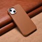 iCarer Leather iPhone 14 Plus brown (MagSafe compatible) hinta ja tiedot | Puhelimen kuoret ja kotelot | hobbyhall.fi