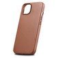 iCarer Leather iPhone 14 Plus brown (MagSafe compatible) hinta ja tiedot | Puhelimen kuoret ja kotelot | hobbyhall.fi