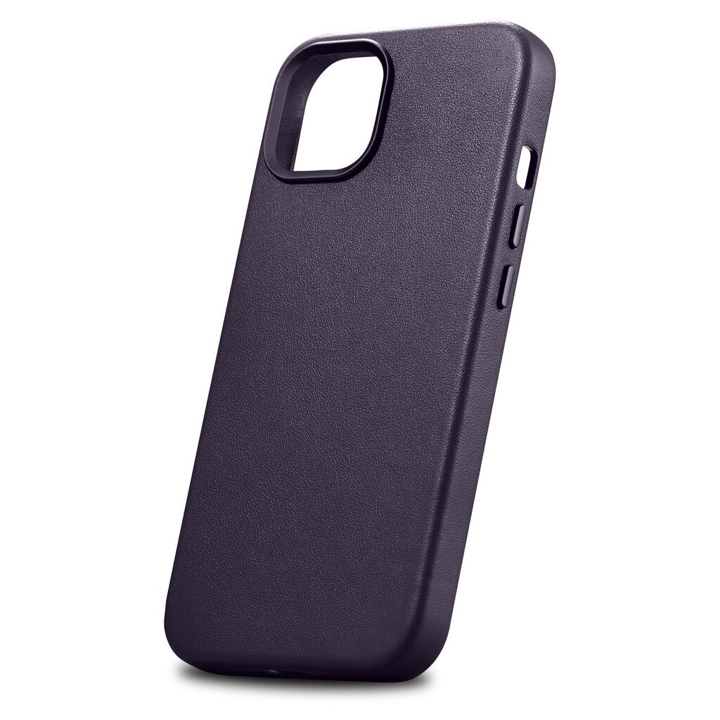 iCarer Leather iPhone 14 Plus dark purple (MagSafe compatible) hinta ja tiedot | Puhelimen kuoret ja kotelot | hobbyhall.fi