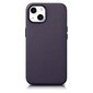 iCarer Leather iPhone 14 Plus dark purple (MagSafe compatible) hinta ja tiedot | Puhelimen kuoret ja kotelot | hobbyhall.fi