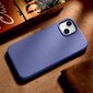 iCarer Leather iPhone 14 Plus light purple (MagSafe compatible) hinta ja tiedot | Puhelimen kuoret ja kotelot | hobbyhall.fi