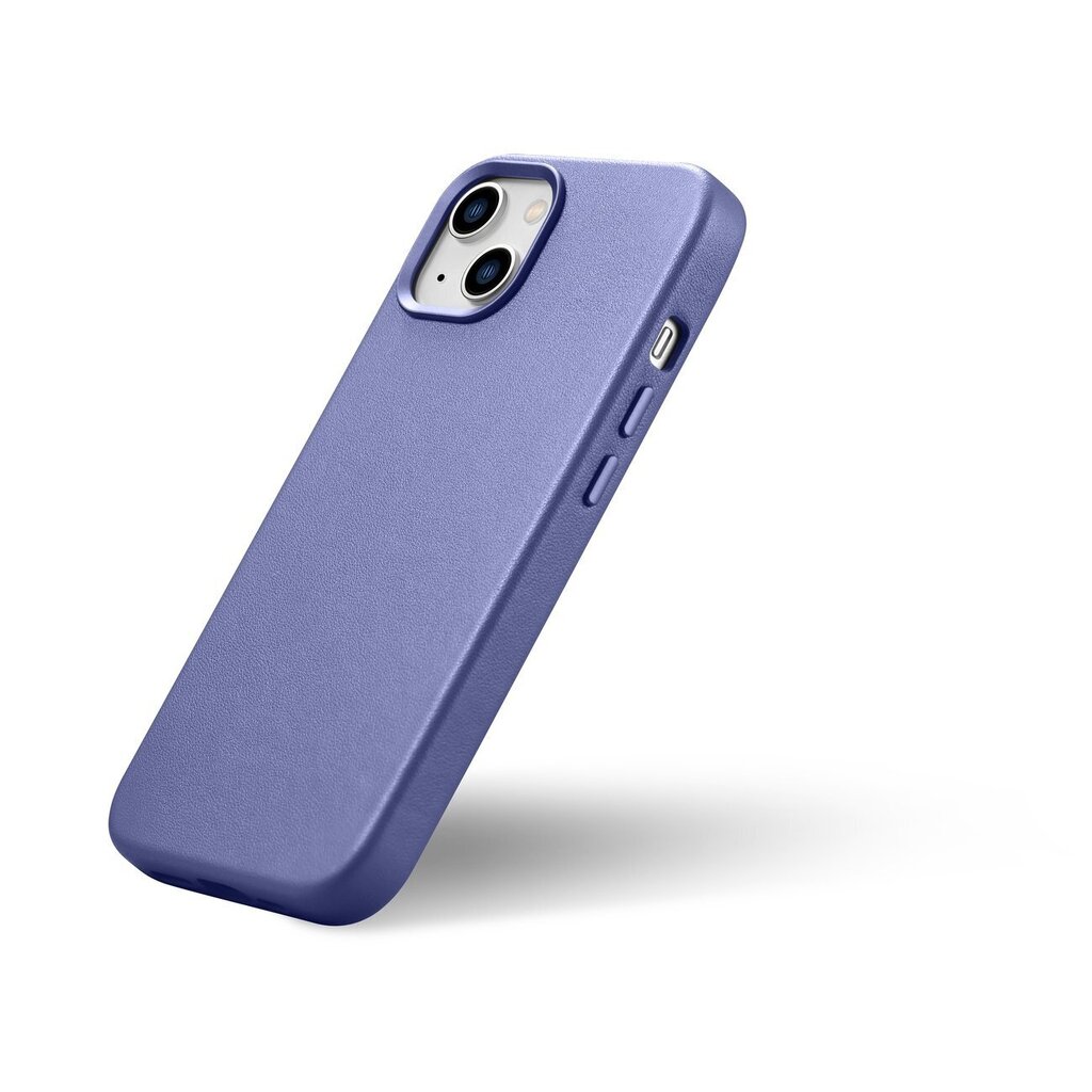 iCarer Leather iPhone 14 Plus light purple (MagSafe compatible) hinta ja tiedot | Puhelimen kuoret ja kotelot | hobbyhall.fi