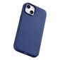 iCarer Leather iPhone 14 Plus blue (MagSafe compatible) hinta ja tiedot | Puhelimen kuoret ja kotelot | hobbyhall.fi