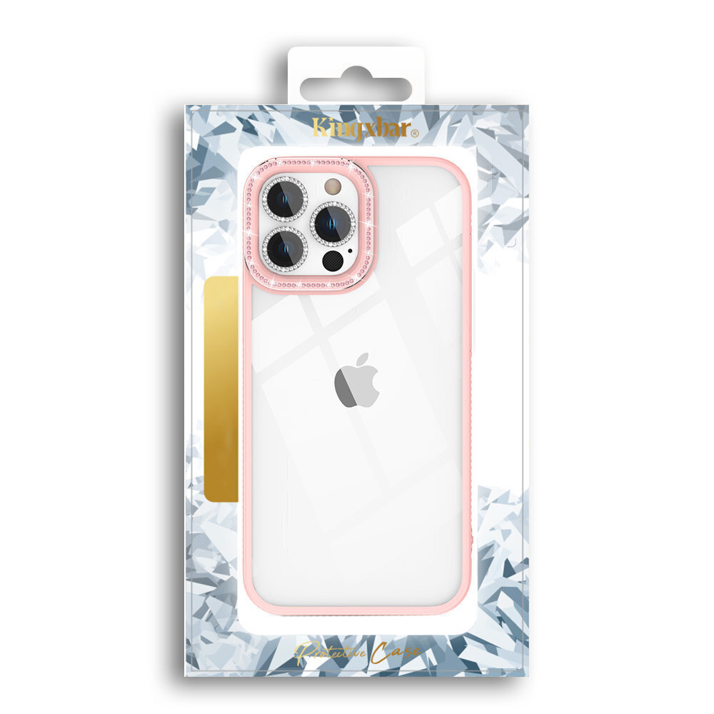 Kingxbar Sparkle Series iPhone 13 Pro Pink hinta ja tiedot | Puhelimen kuoret ja kotelot | hobbyhall.fi