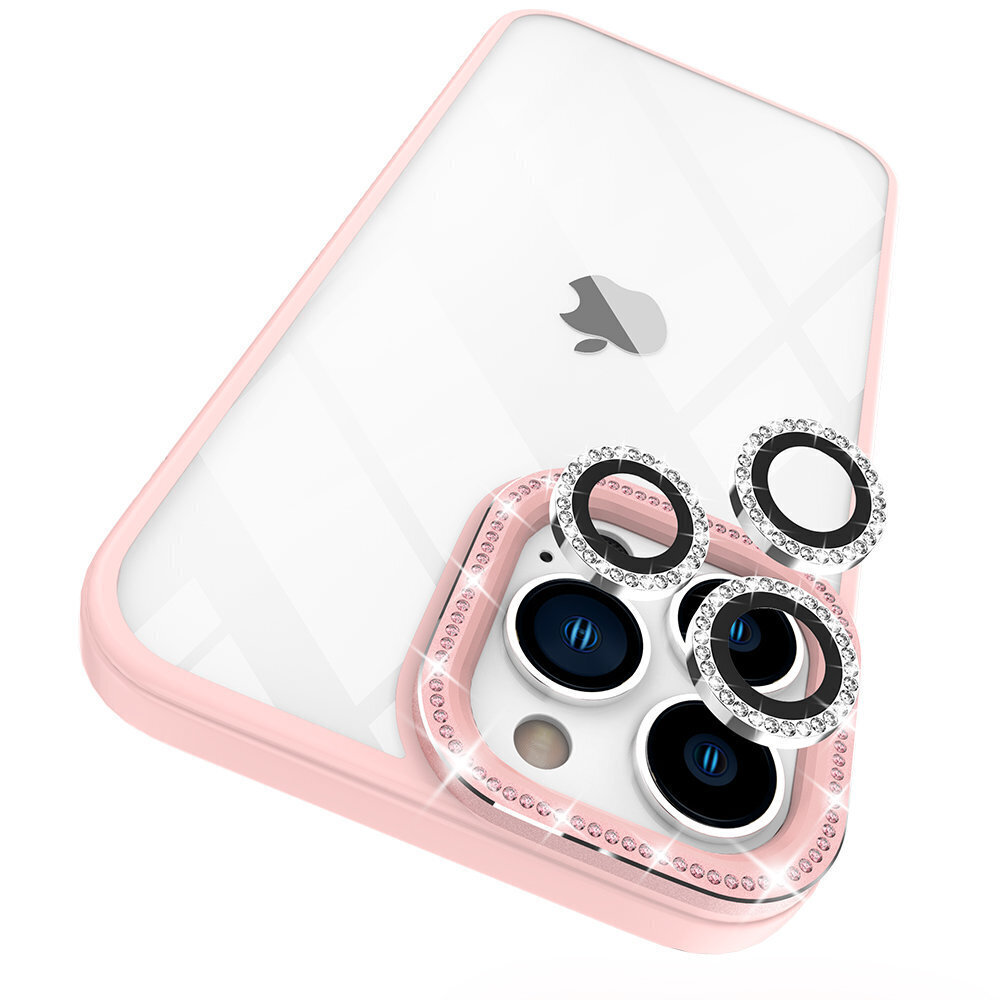 Kingxbar Sparkle Series iPhone 13 Pro Pink hinta ja tiedot | Puhelimen kuoret ja kotelot | hobbyhall.fi