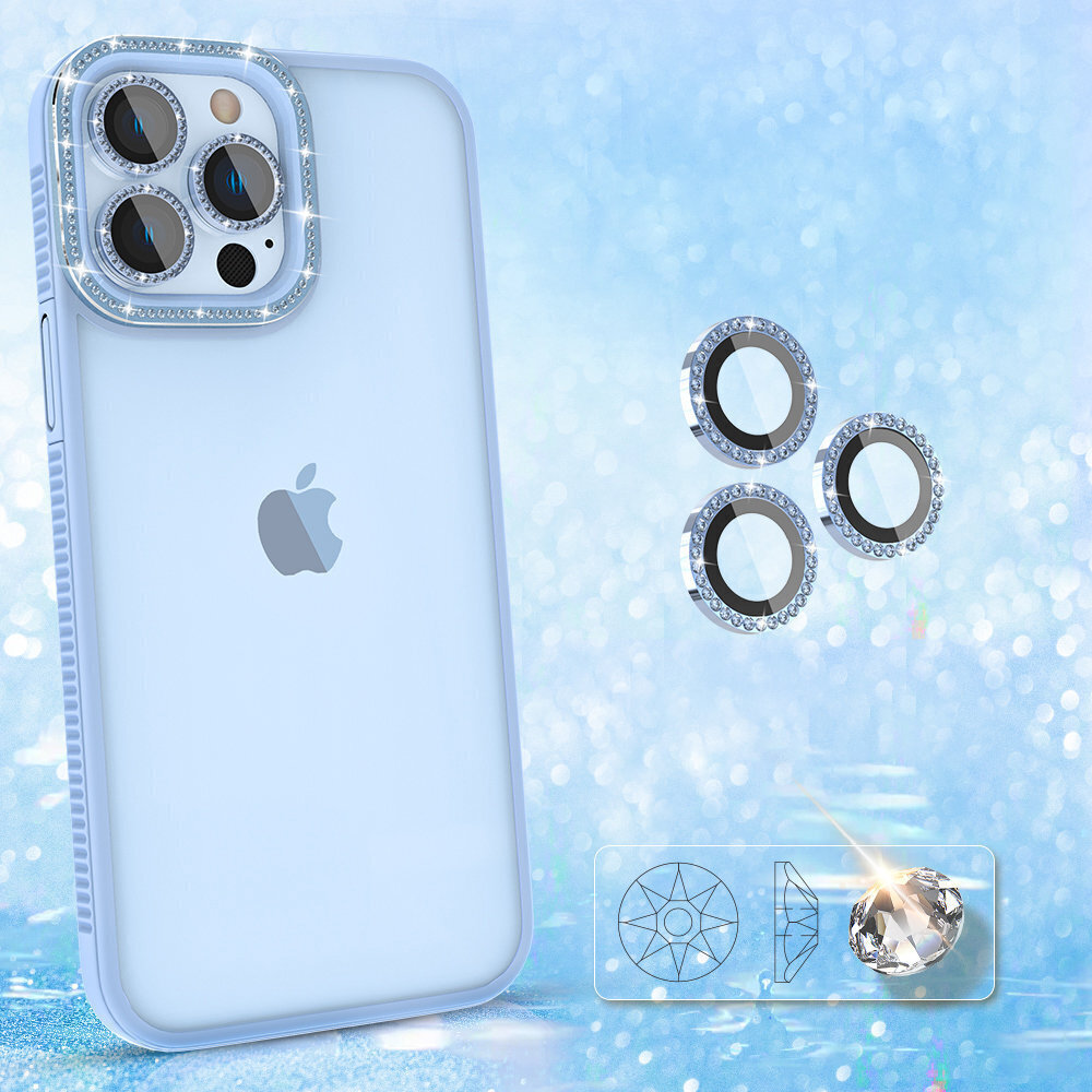 Kingxbar Sparkle Series iPhone 13 Pro Blue hinta ja tiedot | Puhelimen kuoret ja kotelot | hobbyhall.fi