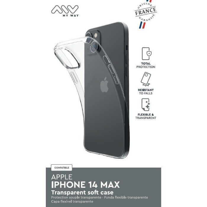 MyWay Apple iPhone 14 Plus, Transparent hinta ja tiedot | Puhelimen kuoret ja kotelot | hobbyhall.fi