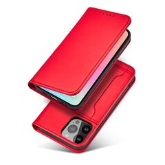 Magnet Card iPhone 14 Pro Max red hinta ja tiedot | Puhelimen kuoret ja kotelot | hobbyhall.fi