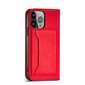 Magnet Card iPhone 14 Pro Max red hinta ja tiedot | Puhelimen kuoret ja kotelot | hobbyhall.fi