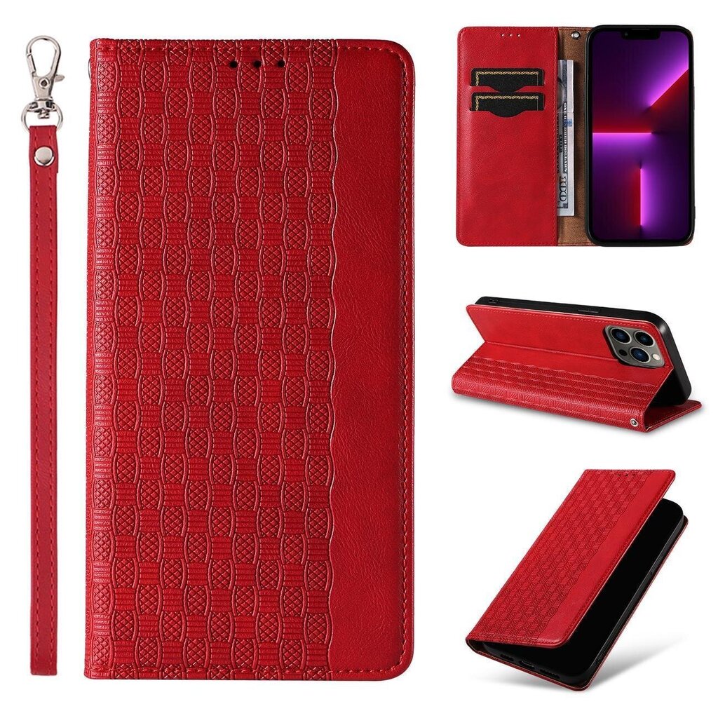 Magnet Strap iPhone 14 Plus with red hinta ja tiedot | Puhelimen kuoret ja kotelot | hobbyhall.fi