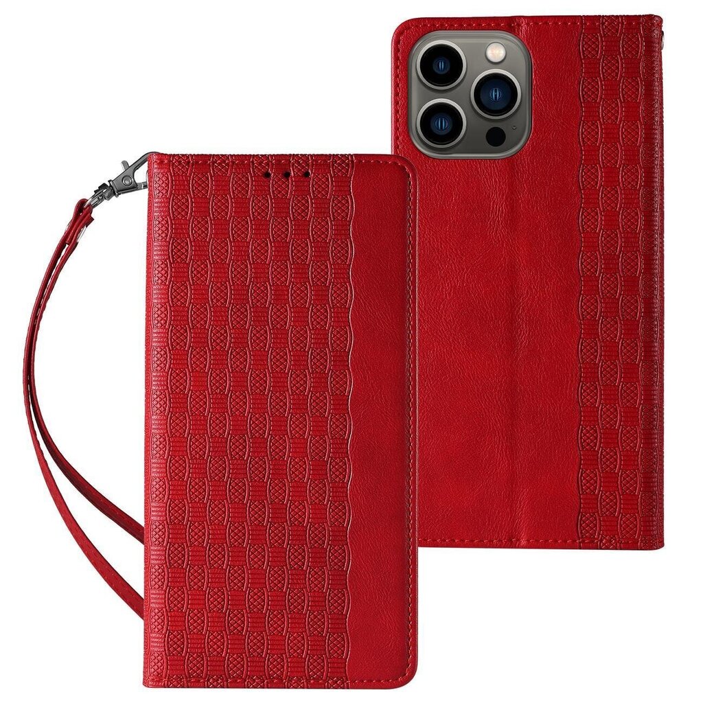 Magnet Strap iPhone 14 Pro with red hinta ja tiedot | Puhelimen kuoret ja kotelot | hobbyhall.fi