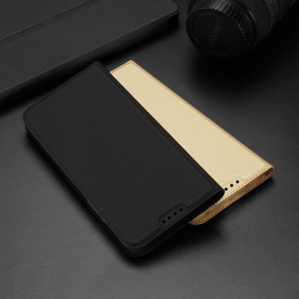 Dux Ducis Skin Pro Oppo Reno 8 flip card wallet stand Black hinta ja tiedot | Puhelimen kuoret ja kotelot | hobbyhall.fi