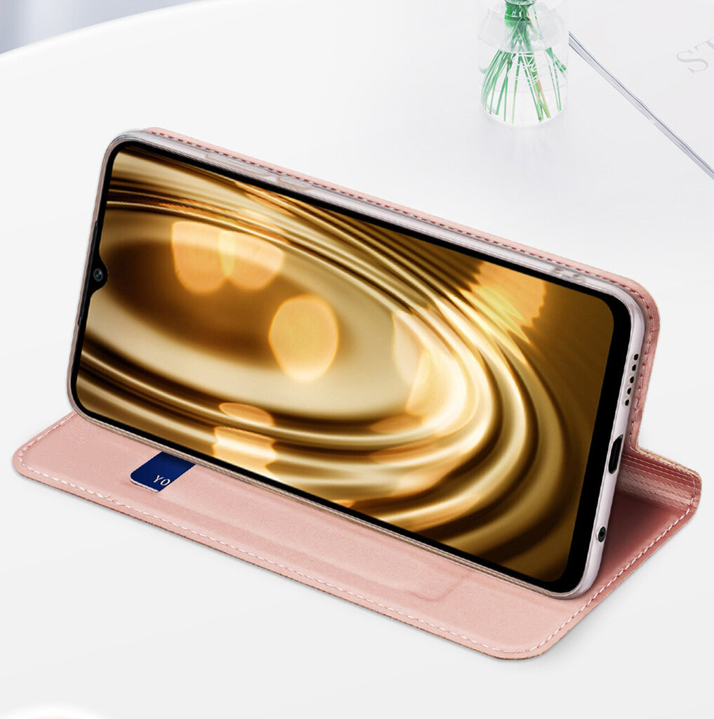 Dux Ducis Skin Pro Oppo Reno 8 flip card wallet stand Black hinta ja tiedot | Puhelimen kuoret ja kotelot | hobbyhall.fi