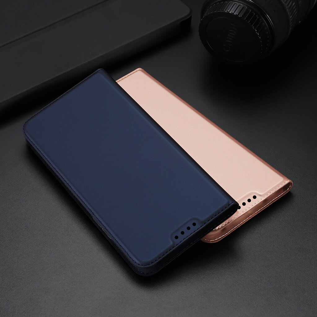 Dux Ducis Skin Pro Oppo Reno 8 flip card wallet stand blue hinta ja tiedot | Puhelimen kuoret ja kotelot | hobbyhall.fi