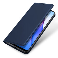 Dux Ducis Skin Pro Oppo Reno 8 Pro flip card wallet stand blue hinta ja tiedot | Puhelimen kuoret ja kotelot | hobbyhall.fi