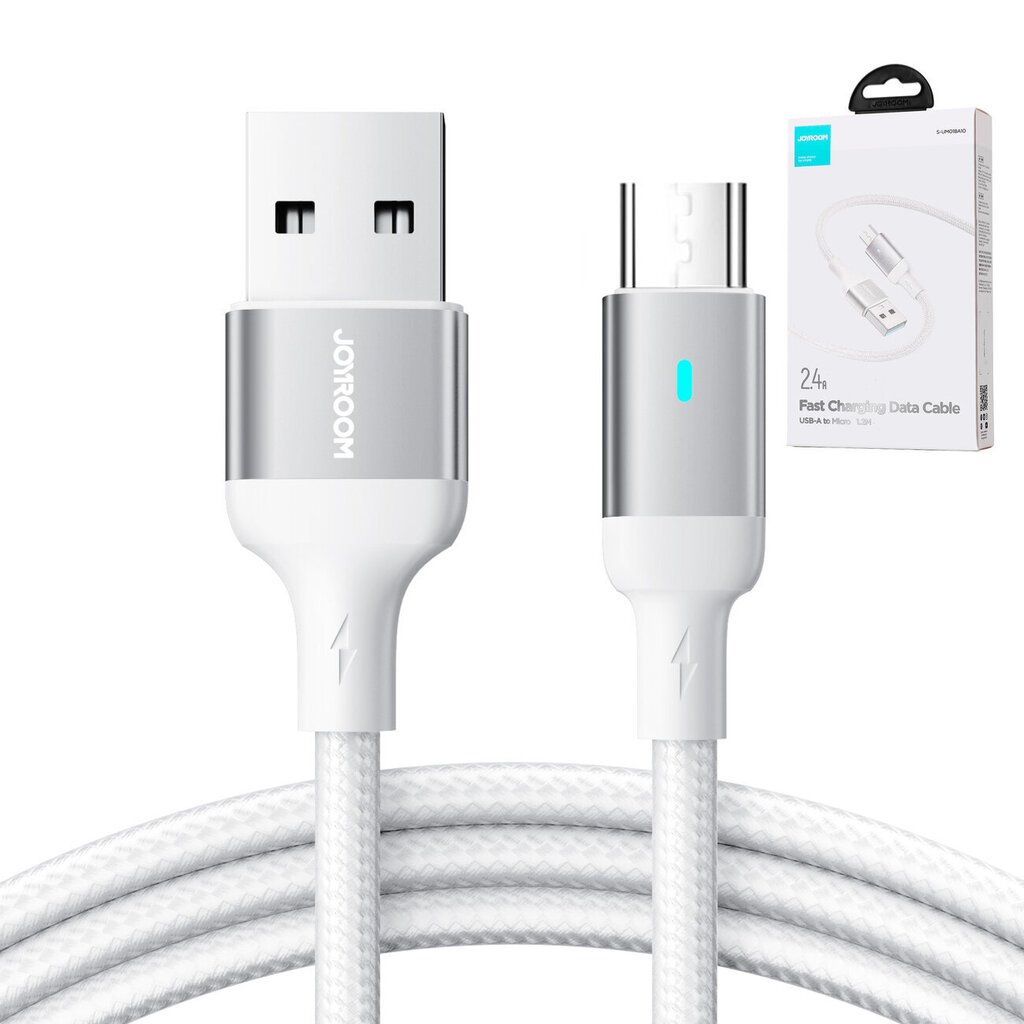 Joyroom S-UM018A10, micro USB, 1.2 m hinta ja tiedot | Puhelinkaapelit | hobbyhall.fi