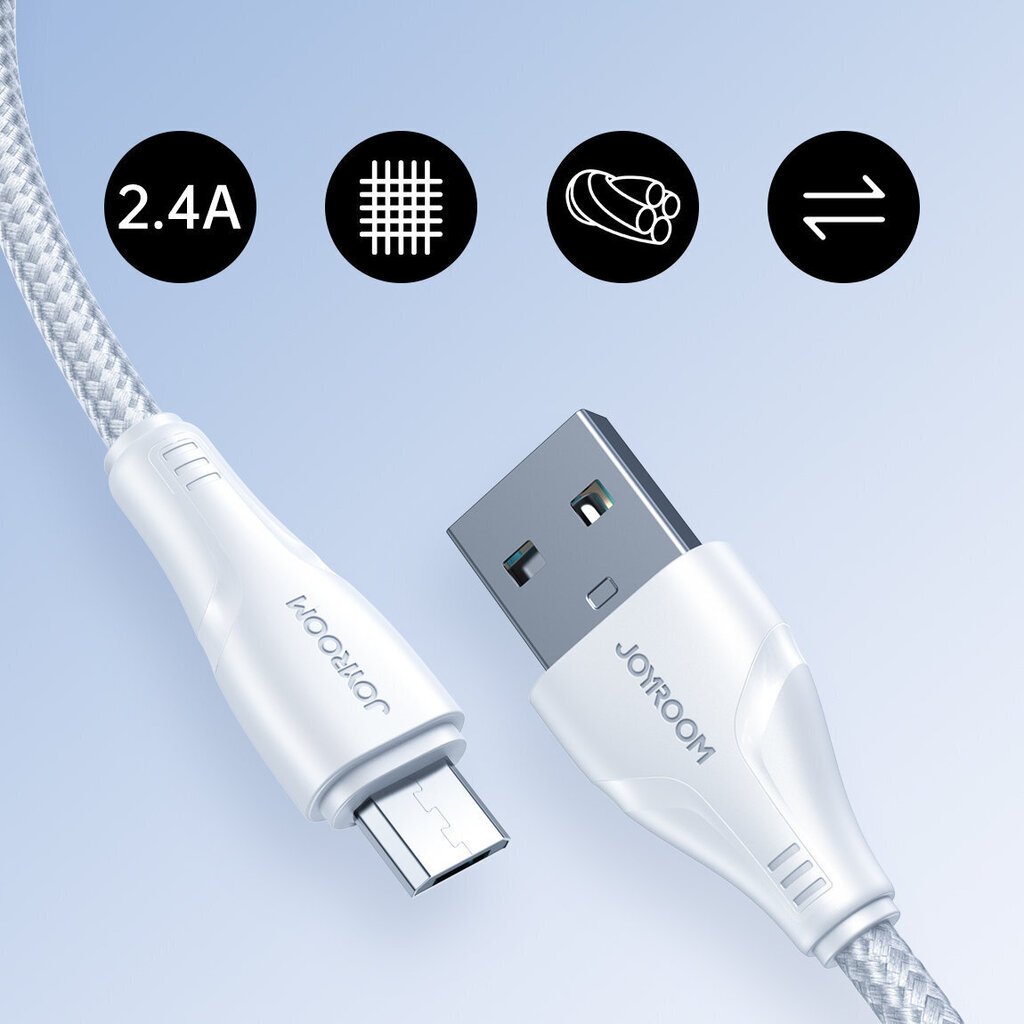 Joyroom S-UM018A11, USB - micro USB, 2 m hinta ja tiedot | Puhelinkaapelit | hobbyhall.fi