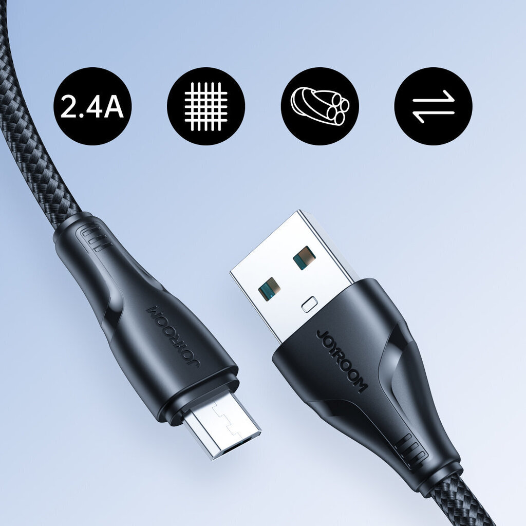 Joyroom S-UM018A11, USB - micro USB, 2 m hinta ja tiedot | Puhelinkaapelit | hobbyhall.fi