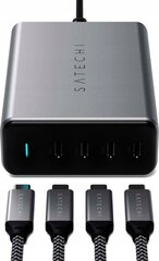 Satechi USB-C-4-PORT hinta ja tiedot | Puhelimen laturit | hobbyhall.fi