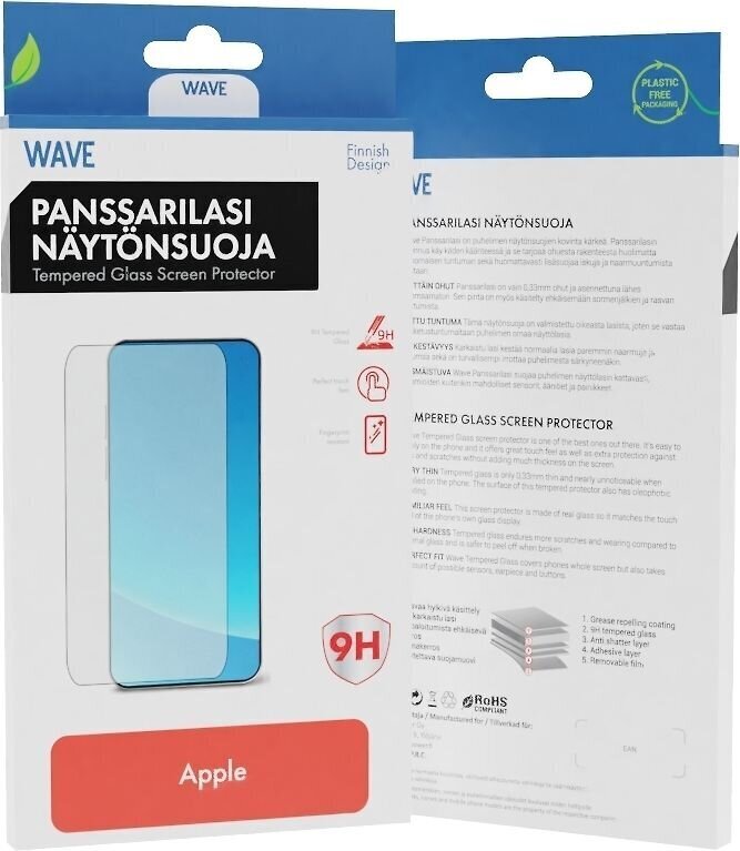 Wave Tempered Glass Screen Protector hinta ja tiedot | Näytönsuojakalvot ja -lasit | hobbyhall.fi