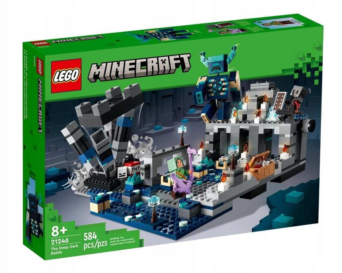 21246 LEGO® Minecraft Synkkä taistelu hinta ja tiedot | LEGOT ja rakennuslelut | hobbyhall.fi