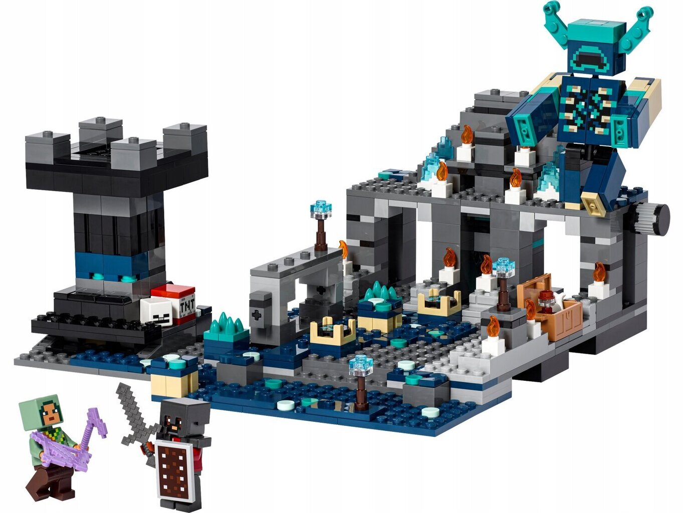 21246 LEGO® Minecraft Synkkä taistelu hinta ja tiedot | LEGOT ja rakennuslelut | hobbyhall.fi