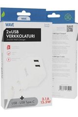 Wave Verkkolaturisovitin hinta ja tiedot | Puhelimen laturit | hobbyhall.fi